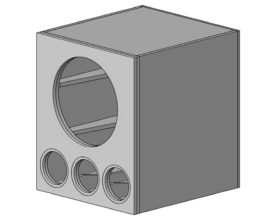Denovo Audio Kuda M8 18k Baltic Birch 8.0cuft Subwoofer Flat Pack