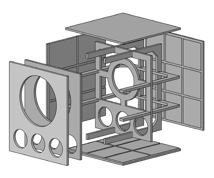 Denovo Audio Assembled 18 Ported Subwoofer Cabinet