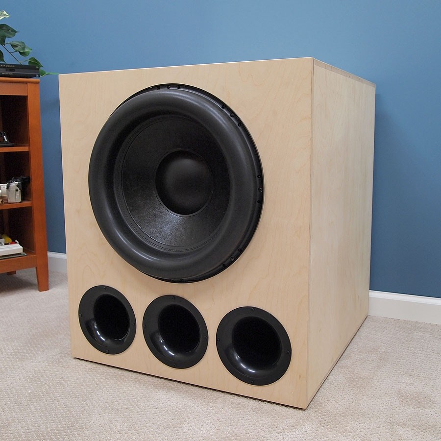 Denovo Audio Assembled 18 Ported Subwoofer Cabinet